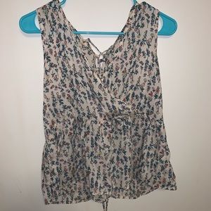 Floral tank top